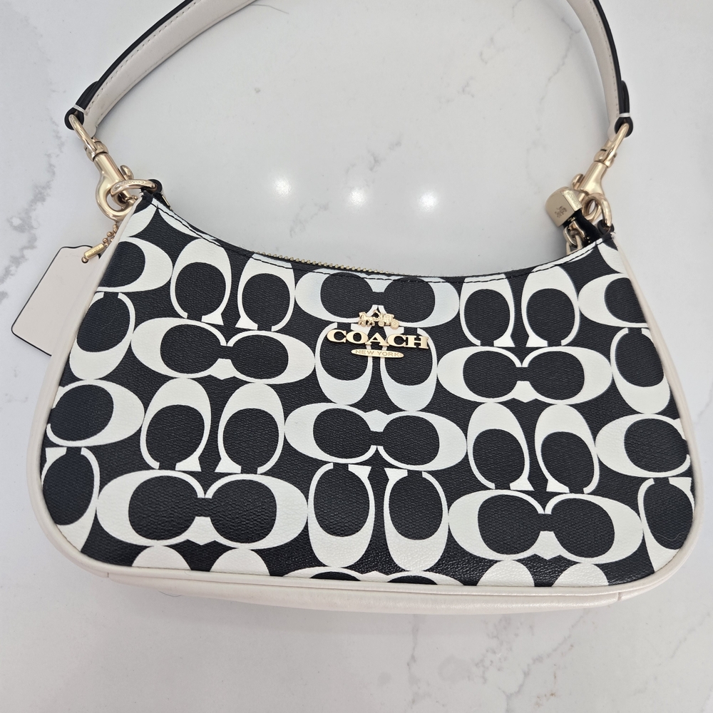 Coach Monochrome Signature Shoulder Bag